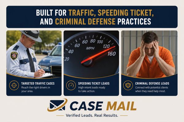 Direct mail built for traffic and criminal defense attorneys