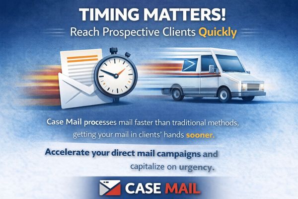 Case Mail targets DWI cases quickly using attorney direct mail