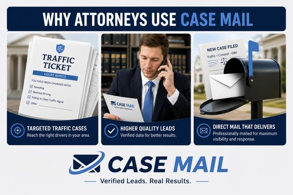 Why attorneys choose Case Mail for lawyer direct mail marketing
