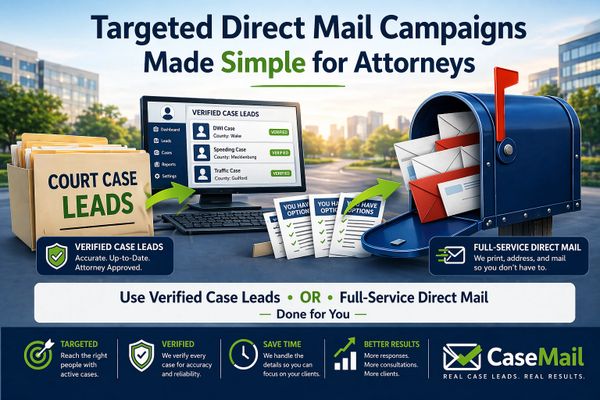 Direct Mail campaigns made simple for attorneys