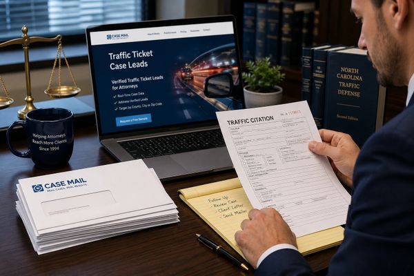 Verified traffic ticket lead marketing for North Carolina attorneys