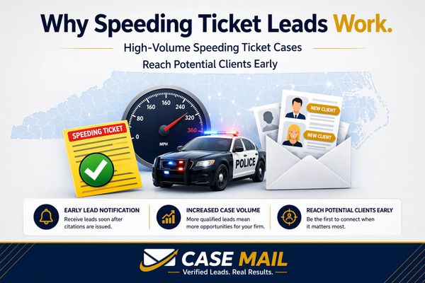 high volume speeding ticket leads helping attorneys reach clients early