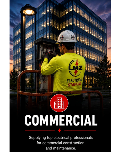 Electrician working on outdoor electrical box at dusk.