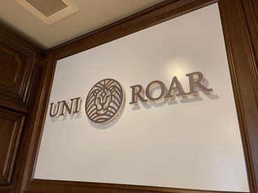 Pin mount letter installation