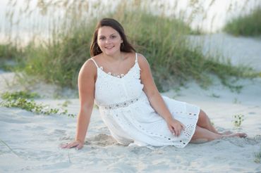 Senior Beach Portrait by Bill Goode Photography