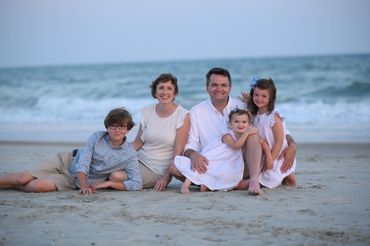 Family Beach Portrait by Bill Goode Photography