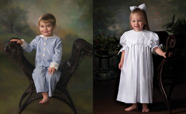 Fine Art Painted Children's Portraits by Bill Goode Photography