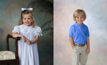 Fine Art Painted Children's Portraits by Bill Goode Photography