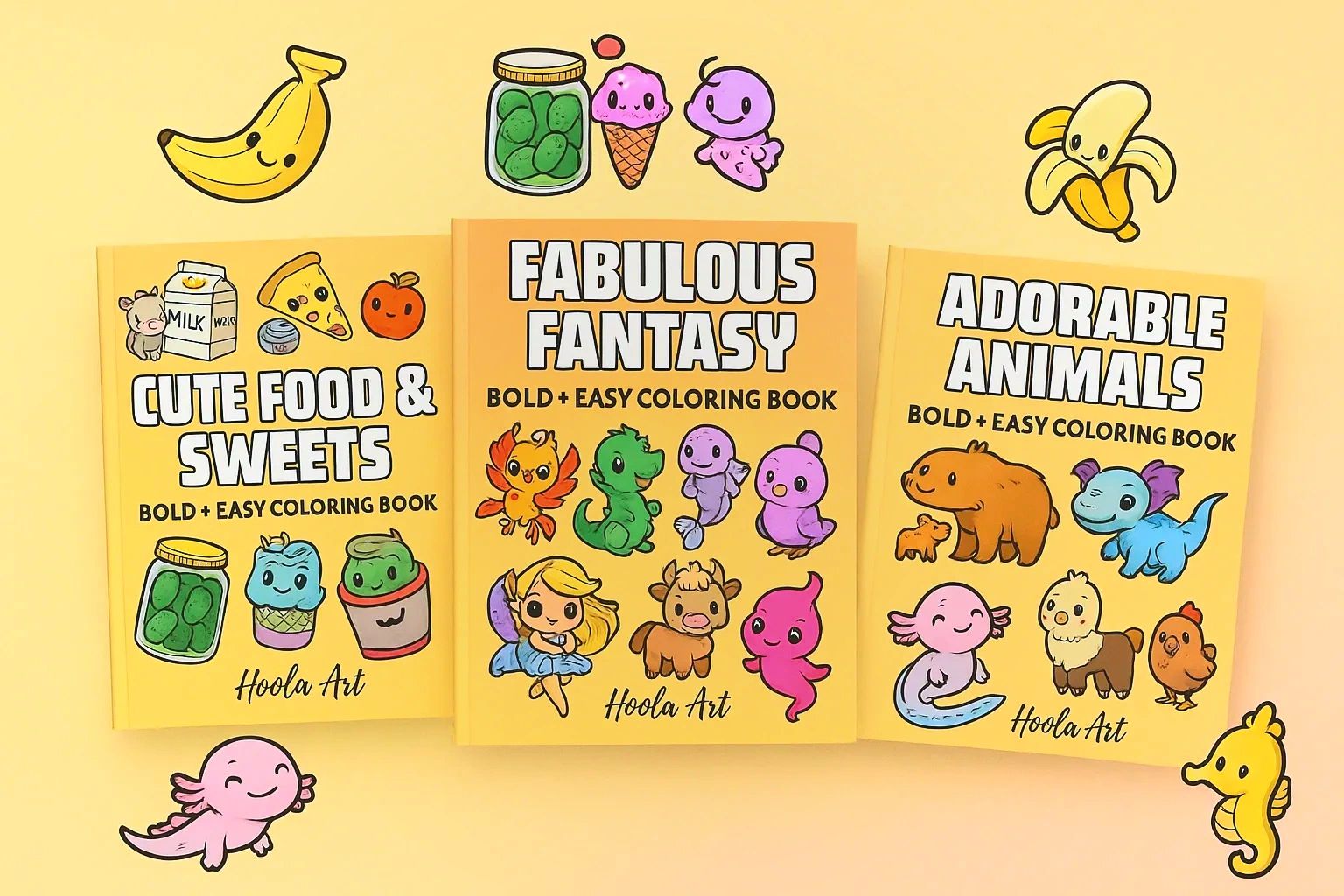 HoolaArt Coloring Books