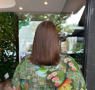 result of nanoplasty on a client