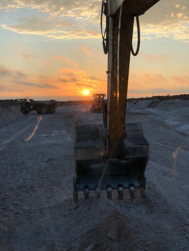 cut to fill building pad