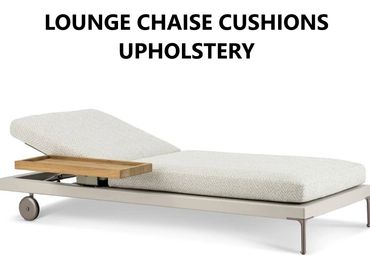 Lounge chaise cushions upholstery in San Fernando valley