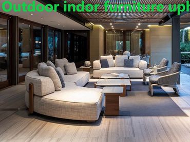 Outdoor indoor furniture upholstery