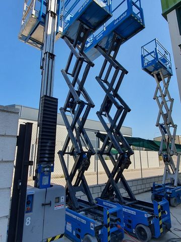Alquiler de plataformas elevadoras eléctricas de tijera en Madrid | ALQUILAPLAT