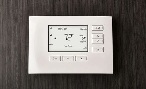 The Control4 Wireless Thermostat by Aprilaire was jointly developed with the climate control experts