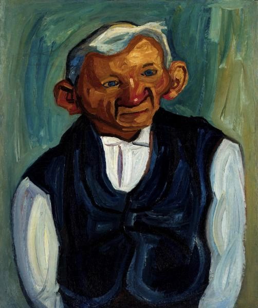 William H. Johnson, Portrait of a Man.