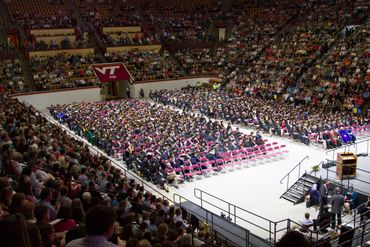 Another Virginia Tech Graduation photo, courtesy of Aspyre Productions.