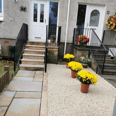 New steps and landing