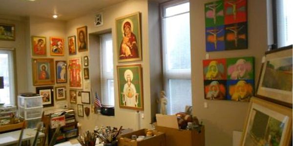 St. Joseph's Fine Art Studio interior