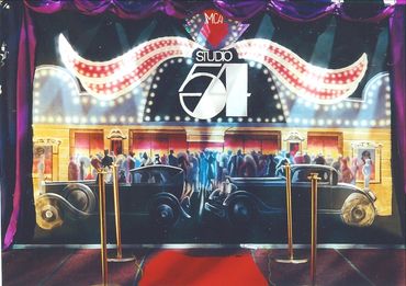 Prom Mural, studio 54, Mount Carmel PA