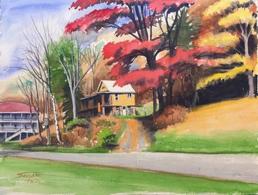 Painting of Blackwell, Pennsylvania