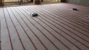 Slab Heating Installation