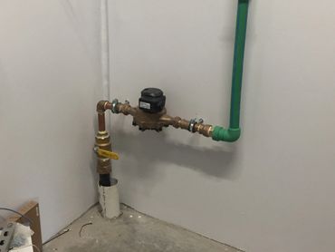 gas line to water heater