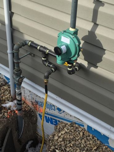 Gas Line to regulator