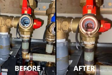 Valves in tankless water heater