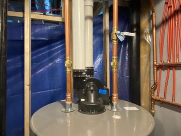 Gas hot water tank installation-www.kaitechplumbing.ca