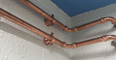 Copper water lines