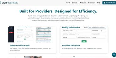 CuraGenesis platform streamlines patient verification and documentation for providers.