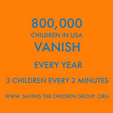 800,000 missing children in the usa