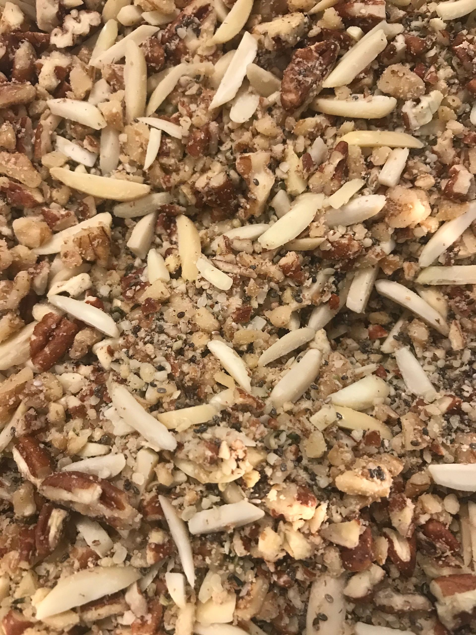 Walnuts; Almonds; Pecans; Hemp Seeds; Chia Seeds
