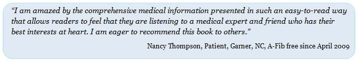 Reader endsorsementBeat Your A-Fib: The Essential Guide to Finding Your Cure by Steve S. Ryan, PhD of 