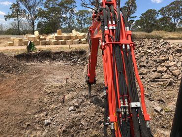 Giant Rock Walls - Retaining Walls - Excavation - Toowoomba - Sandstone Blocks - Concrete Blocks