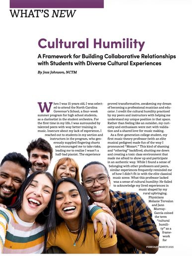 Johnson, Jess. 2025. "Cultural Humility: A Framework for Building Collaborative Relationships with S