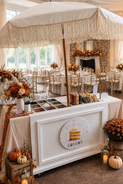 D's Cake Cart interactive dessert cart for weddings and events in New Jersey