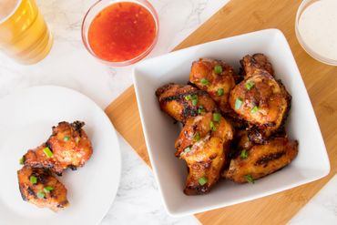Thai Chicken Wings - Food Photography by S&C Design Studios