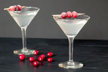 White Cranberry Cosmopolitan - Cocktail Photography by S&C Design Studios