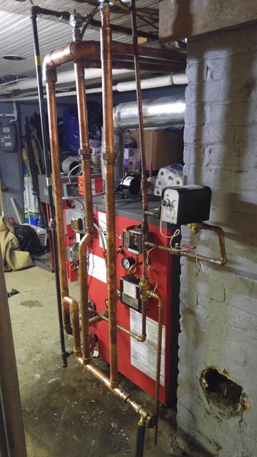 Steam boiler replacement