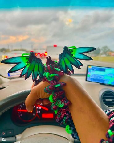 Steampunk Dragon with Wings - special multi color custom order