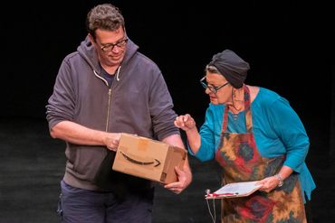 Directed by Alan Brasington. Featuring Sue Bachman as the Widow, and Glenn Schudel as the Driver.