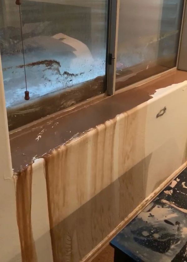 Monsoon storm flooded basement in Gilbert, AZ