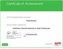 APC, APC by Schneider, Certified, Schneider Electric, Business Networks, Sales Professional