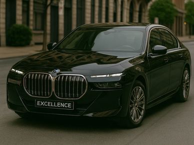 BMW Série 7 chauffeur privé pour transport de personnes et service de voiture avec chauffeur