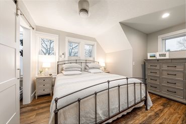 It's in an old neighborhood, but not old construction. Spacious Bedroom in this garage apartment