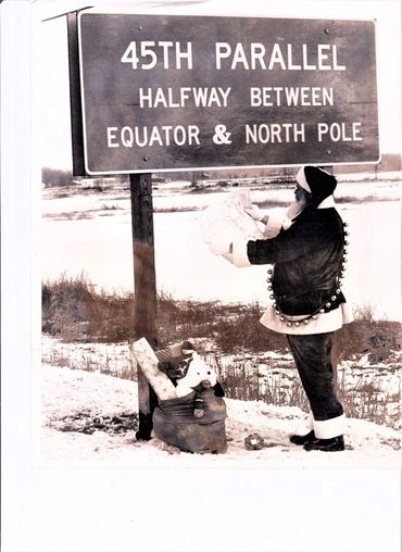 Located on the 45th Parallel we get four distinct seasons. Heather's service impresses even Santa.