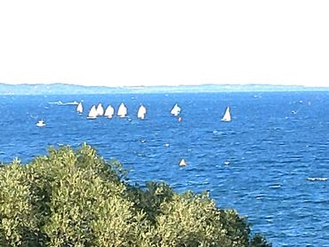 West Grand Traverse Bay enjoyed by boaters all summer. This downtown rooftop bar offers quite a view