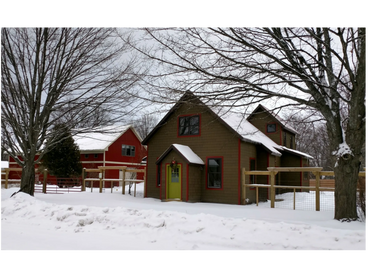 Adorable Northport Village homestead and location of Field of Flowers North.